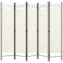 Divider screen with 5 panels white 200x180 cm by vidaXL, Room dividers - Ref: Foro24-320707, Price: 47,35 €, Discount: %
