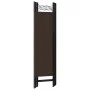 Biombo divisor de 5 paneles marrón 200x180 cm de vidaXL, Divisores de ambientes - Ref: Foro24-320708, Precio: 49,51 €, Descue...