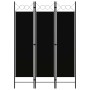 Biombo divisor de 3 paneles negro 120x180 cm de vidaXL, Divisores de ambientes - Ref: Foro24-320702, Precio: 32,63 €, Descuen...