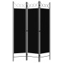 Biombo divisor de 3 paneles negro 120x180 cm de vidaXL, Divisores de ambientes - Ref: Foro24-320702, Precio: 32,63 €, Descuen...