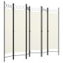 Biombo divisor de 6 paneles blanco 240x180 cm de vidaXL, Divisores de ambientes - Ref: Foro24-320711, Precio: 57,11 €, Descue...