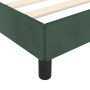 Estructura cama con cabecero terciopelo verde oscuro 180x200 cm de , Camas y somieres - Ref: Foro24-3125650, Precio: 304,92 €...