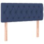 Cama box spring con colchón tela azul 120x200 cm de , Camas y somieres - Ref: Foro24-3140287, Precio: 391,28 €, Descuento: %