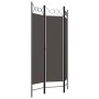 Biombo divisor de 3 paneles gris antracita 120x180 cm de vidaXL, Divisores de ambientes - Ref: Foro24-320701, Precio: 32,63 €...