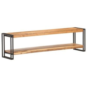 Mueble de TV de madera maciza de acacia 150x30x40 cm de , Muebles TV - Ref: Foro24-320792, Precio: 170,77 €, Descuento: %