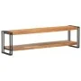 Mueble de TV de madera maciza de acacia 150x30x40 cm de , Muebles TV - Ref: Foro24-320792, Precio: 167,38 €, Descuento: %