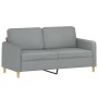 Juego de sofás con cojines 3 piezas tela gris claro de , Sofás - Ref: Foro24-3202094, Precio: 495,13 €, Descuento: %