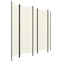 Biombo divisor de 5 paneles blanco 250x180 cm de vidaXL, Divisores de ambientes - Ref: Foro24-320723, Precio: 39,48 €, Descue...