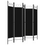 Biombo divisor de 5 paneles negro 200x180 cm de vidaXL, Divisores de ambientes - Ref: Foro24-320710, Precio: 50,40 €, Descuen...