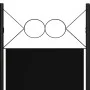 Biombo divisor de 5 paneles negro 200x180 cm de vidaXL, Divisores de ambientes - Ref: Foro24-320710, Precio: 49,45 €, Descuen...