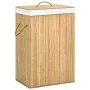 Cesto de ropa sucia de bambú 2 secciones 72 l de vidaXL, Cestas para ropa - Ref: Foro24-320739, Precio: 44,73 €, Descuento: %