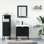 Set de muebles de baño 3 piezas madera contrachapada negro de , Muebles de baño - Ref: Foro24-3214344, Precio: 135,17 €, Desc...