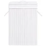 Cesto de la ropa sucia de bambú 2 secciones blanco 72 l de vidaXL, Cestas para ropa - Ref: Foro24-320743, Precio: 46,92 €, De...