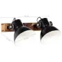 Lámpara de pared industrial negra 45x25 cm E27 de vidaXL, Lámparas - Ref: Foro24-320513, Precio: 64,40 €, Descuento: %