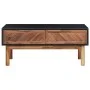 Mesa de centro de madera maciza de acacia y MDF 90x50x40 cm de vidaXL, Mesas de centro - Ref: Foro24-289908, Precio: 110,99 €...