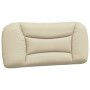 Estructura de cama con cabecero de tela color crema 80x200 cm de , Camas y somieres - Ref: Foro24-3207735, Precio: 133,89 €, ...