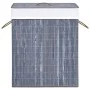 Cesto de la ropa sucia de bambú 2 secciones gris 100 l de vidaXL, Cestas para ropa - Ref: Foro24-320742, Precio: 31,67 €, Des...