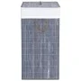 Cesto de la ropa sucia de bambú 2 secciones gris 100 l de vidaXL, Cestas para ropa - Ref: Foro24-320742, Precio: 31,67 €, Des...