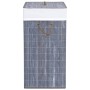 Cesto de la ropa sucia de bambú 2 secciones gris 100 l de vidaXL, Cestas para ropa - Ref: Foro24-320742, Precio: 32,92 €, Des...