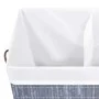 Cesto de la ropa sucia de bambú 2 secciones gris 100 l de vidaXL, Cestas para ropa - Ref: Foro24-320742, Precio: 31,67 €, Des...