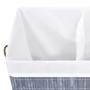 Cesto de la ropa sucia de bambú 2 secciones gris 100 l de vidaXL, Cestas para ropa - Ref: Foro24-320742, Precio: 32,92 €, Des...