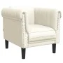 Sillón de terciopelo color crema de , Sofás - Ref: Foro24-372572, Precio: 160,39 €, Descuento: %