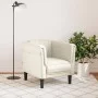 Sillón de terciopelo color crema de , Sofás - Ref: Foro24-372572, Precio: 160,39 €, Descuento: %