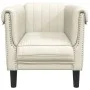 Sillón de terciopelo color crema de , Sofás - Ref: Foro24-372572, Precio: 160,39 €, Descuento: %