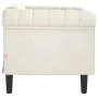 Sillón de terciopelo color crema de , Sofás - Ref: Foro24-372572, Precio: 160,39 €, Descuento: %