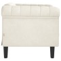 Sillón de terciopelo color crema de , Sofás - Ref: Foro24-372572, Precio: 153,56 €, Descuento: %