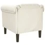 Sillón de terciopelo color crema de , Sofás - Ref: Foro24-372572, Precio: 160,39 €, Descuento: %