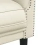 Sillón de terciopelo color crema de , Sofás - Ref: Foro24-372572, Precio: 160,39 €, Descuento: %