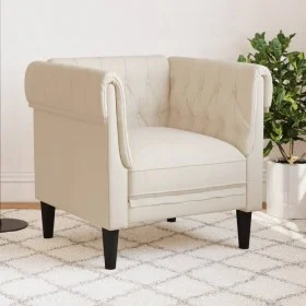 Chesterfield linen armchair by , Sofas - Ref: Foro24-372545, Price: 225,62 €, Discount: %