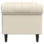 Sillón Chesterfield de lino de , Sofás - Ref: Foro24-372545, Precio: 225,62 €, Descuento: %