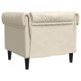 Sillón Chesterfield de lino de , Sofás - Ref: Foro24-372545, Precio: 225,57 €, Descuento: %