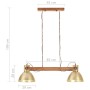 Lámpara colgante industrial 25 W latón 109 cm E27 de vidaXL, Lámparas - Ref: Foro24-320526, Precio: 102,15 €, Descuento: %