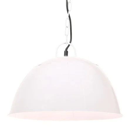 Lámpara colgante vintage 25 W blanca redonda 41 cm E27 de vidaXL, Lámparas - Ref: Foro24-320544, Precio: 37,12 €, Descuento: %
