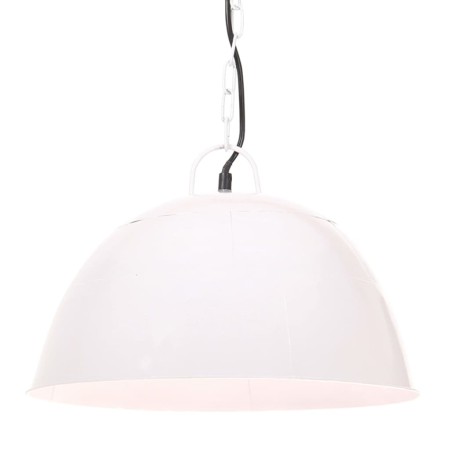 Lámpara colgante vintage 25 W blanca redonda 41 cm E27 de vidaXL, Lámparas - Ref: Foro24-320544, Precio: 37,41 €, Descuento: %