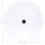 Lámpara colgante vintage 25 W blanca redonda 41 cm E27 de vidaXL, Lámparas - Ref: Foro24-320544, Precio: 37,12 €, Descuento: %
