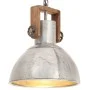 Lámpara colgante industrial 25 W plateada redonda 30 cm E27 de vidaXL, Lámparas - Ref: Foro24-320530, Precio: 54,93 €, Descue...