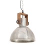Lámpara colgante industrial 25 W plateada redonda 30 cm E27 de vidaXL, Lámparas - Ref: Foro24-320530, Precio: 58,13 €, Descue...