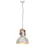 Industrial pendant lamp 25 W silver round 30 cm E27 by vidaXL, Lamps - Ref: Foro24-320530, Price: 54,93 €, Discount: %
