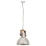 Lámpara colgante industrial 25 W plateada redonda 30 cm E27 de vidaXL, Lámparas - Ref: Foro24-320530, Precio: 54,93 €, Descue...