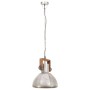 Lámpara colgante industrial 25 W plateada redonda 30 cm E27 de vidaXL, Lámparas - Ref: Foro24-320530, Precio: 58,13 €, Descue...