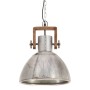 Lámpara colgante industrial 25 W plateada redonda 30 cm E27 de vidaXL, Lámparas - Ref: Foro24-320530, Precio: 58,13 €, Descue...