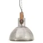 Lámpara colgante industrial 25 W plateada redonda 30 cm E27 de vidaXL, Lámparas - Ref: Foro24-320530, Precio: 54,93 €, Descue...