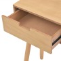Mesa consola de madera maciza de pino 80x30x72 cm marrón en Mesas auxiliares | Comprar online en Foru.es