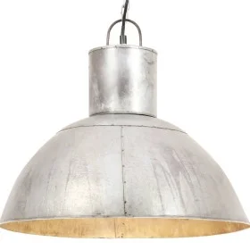 Lámpara colgante 25 W plateada redonda 48 cm E27 de vidaXL, Lámparas - Ref: Foro24-320563, Precio: 72,37 €, Descuento: %