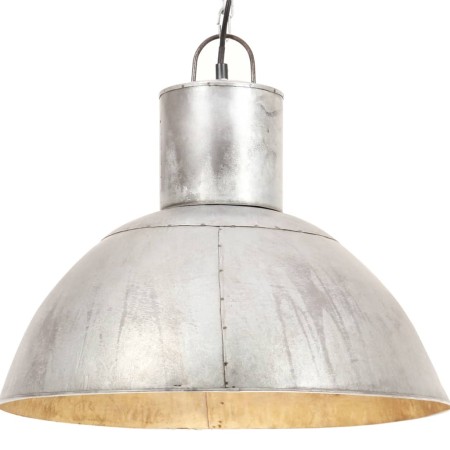 Lámpara colgante 25 W plateada redonda 48 cm E27 de vidaXL, Lámparas - Ref: Foro24-320563, Precio: 76,58 €, Descuento: %