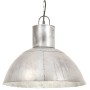 Lámpara colgante 25 W plateada redonda 48 cm E27 de vidaXL, Lámparas - Ref: Foro24-320563, Precio: 76,58 €, Descuento: %